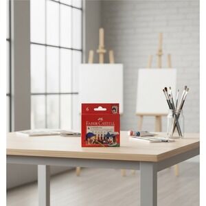 Faber Castell 6 Count Face Paint Pencils Schminkstifte Dermatologically Tested